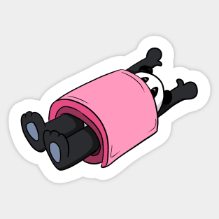 Cute Kawaii Panda Roll Sushi Sticker